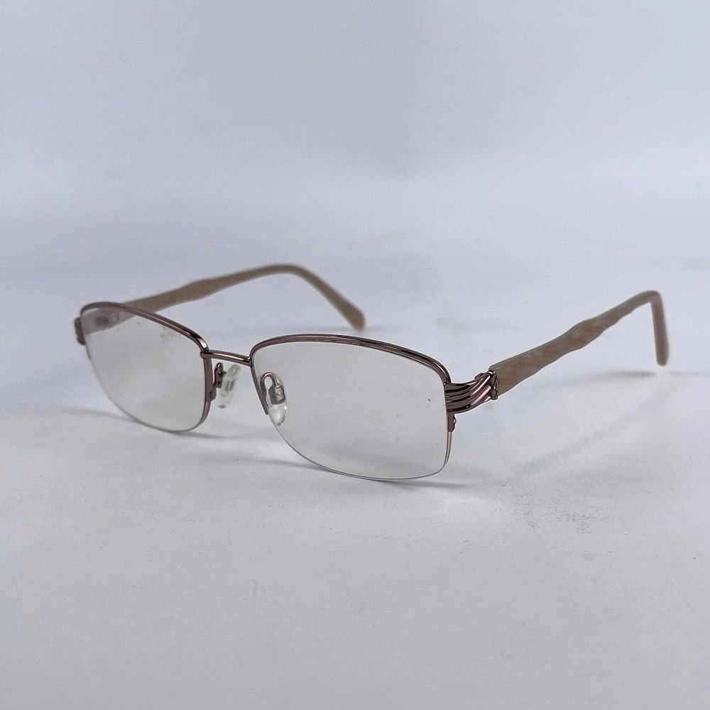 Sophia Loren's Zyloware 097 Women's Eyeglasses Frame Brown‎ Half Rim 54-17 mm